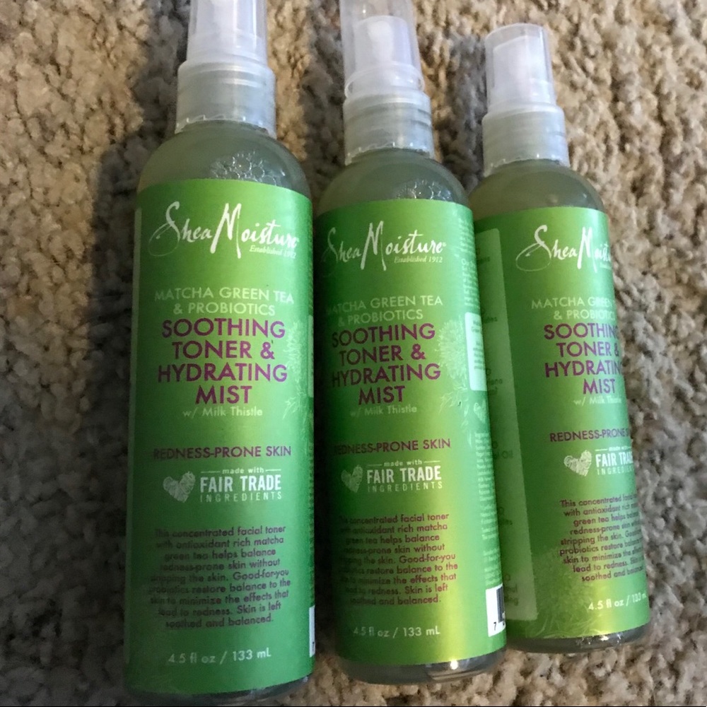 Shea Moisture 3 Soothing Toner hydrating Mist New